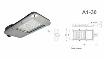 Lumenco Series A1 LED Streetlight 30W