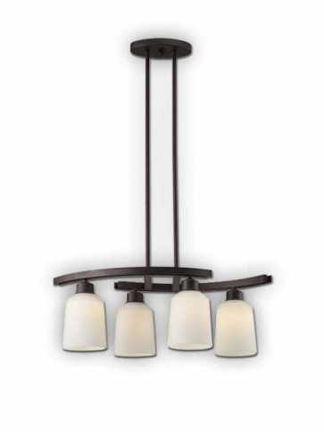 Canarm Quincy 4 Light Oil Rubbed Bronze Chandelier ICH431A04ORB