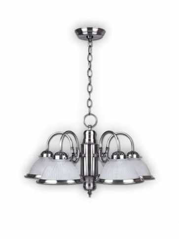 canarm halophane brushed pewter chandelier ichan75 bpt