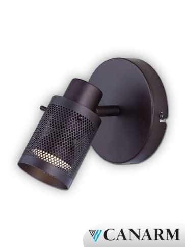 canarm acton 1 light oil rubbed bronze wall light icw576a01orb-led