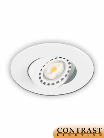 contrast lighting 4 pack 4" led recessed lights par20 white trim (ic-new construction) cpk-prii20-g01 -2