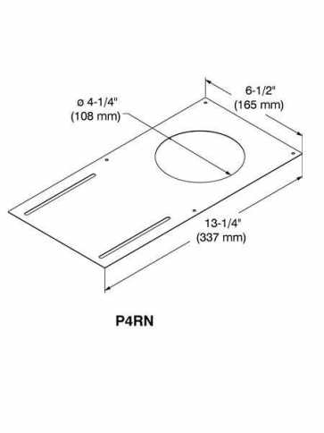Contrast Lighting P4RN Mounting Plate