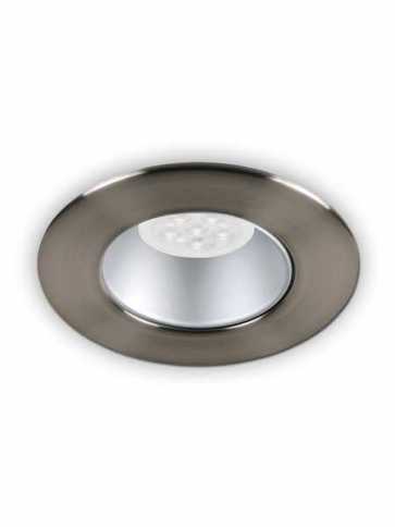 Minilux LED Recessed Light GU10 Baffle Satin Nickel MIN10-R13AN-72