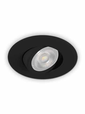 Prilux LED Recessed Light PAR20 Matte Black PRIN20-G22-72