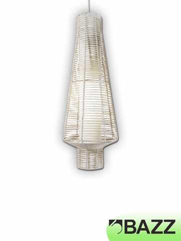 bazz vibe white suspended fixture model 7 p12201w