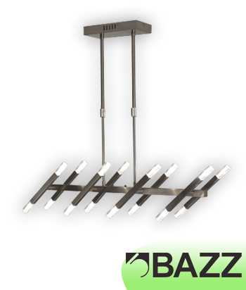 Bazz Lume Brushed Chrome Chandelier Model 7 P13516SS