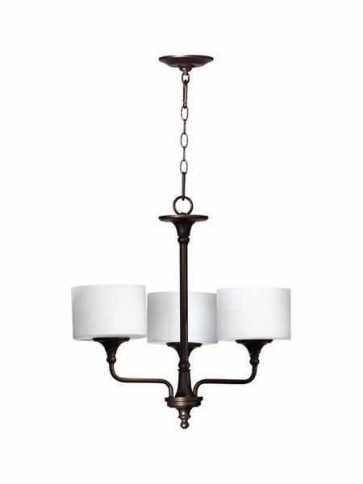 quorum lighting rockwood series 6090-3-86 oiled bronze chandelier