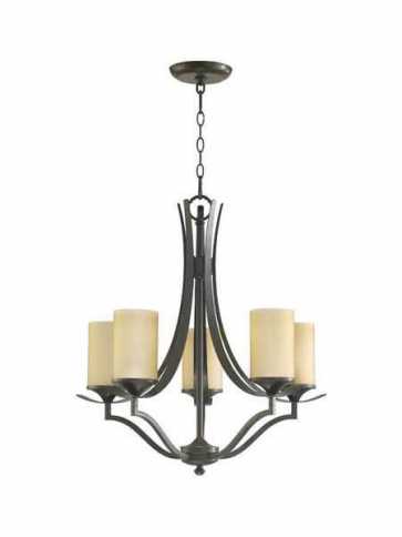 quorum lighting atwood series 6096-5-86 oiled bronze chandelier