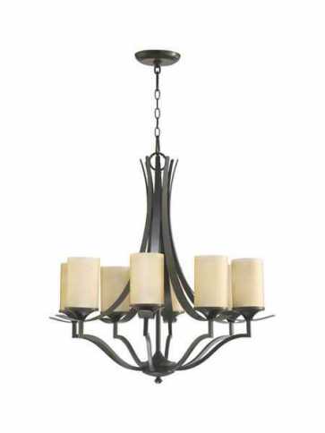 quorum lighting atwood series 6096-8-86 oiled bronze chandelier