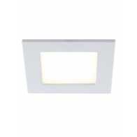 Bazz Ledslim Low-Profile 11W LED Square Recessed Light White SLMSQ4W