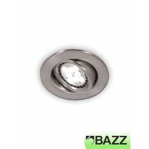 bazz 313 series 7w led recessed light brushed chrome 313l7b