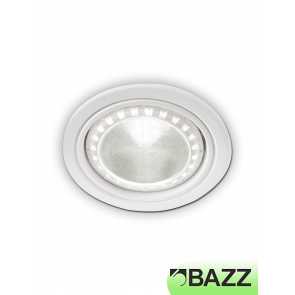 bazz 410 series 11w led recessed exterior light white (4-pack) 410l11w4