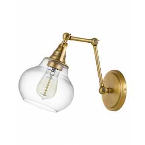 Quoizel Lighting QW4070WS 1 Light Weathered Brass 40W Elmdale Wall Sconce