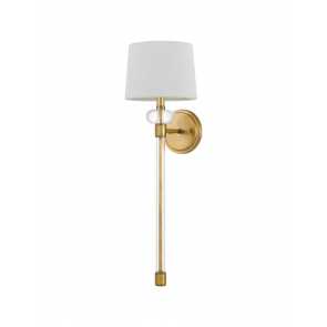Quoizel Lighting QW4071WS 1 Light Weathered Brass 60W Barbour Wall Sconce